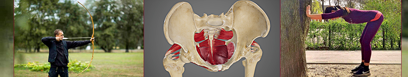 Beckenboden und Bogenschiessen