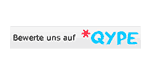 Bewerte uns auf Qype